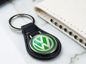 VW Cartera Llave Cuero Mínimo Firme Estilo Edición